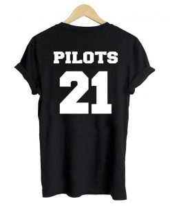 pilots 21 tshirt back
