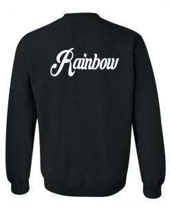 rainbow sweatshirt back