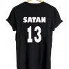 satan 13 tshirt