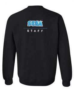 sega staff sweatshirt back