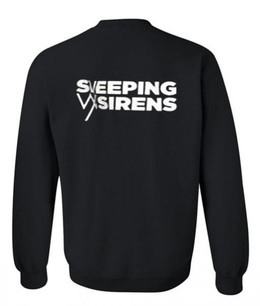 sleeping siren sweatshirt back