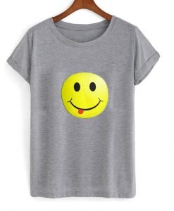 smiley face with tongue Tshirt