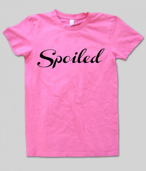spoiled pink shirt