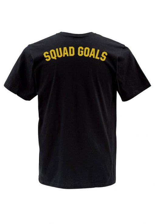 squad goals T shirt back