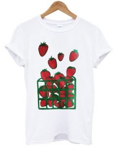 strawberry box T shirt