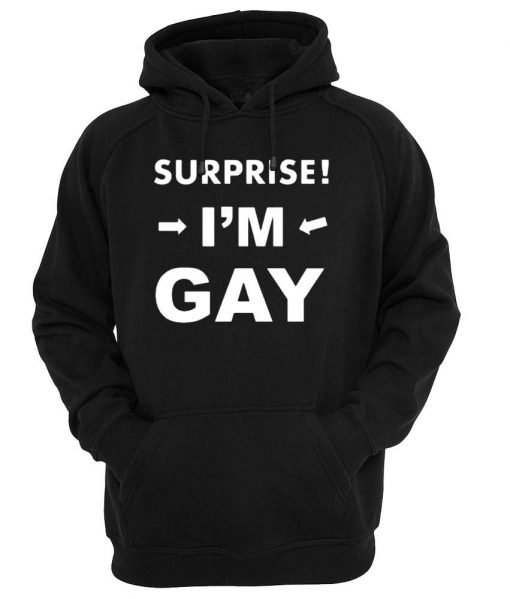 surprise i'm gay  hoodie