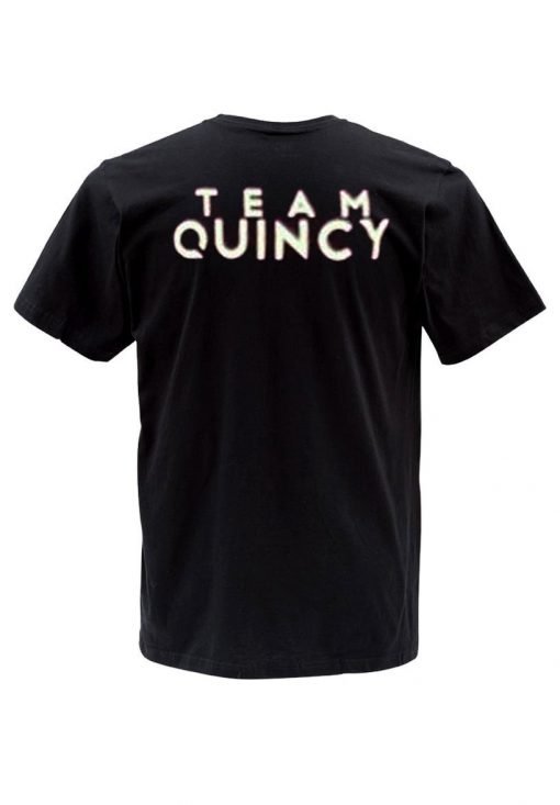 team quincy tshirt back