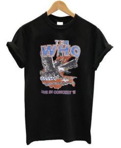 the who live in concert tshirt
