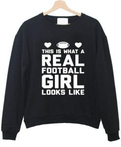 this is what a teal football sweatshirt