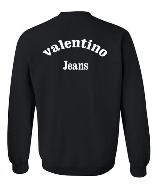 valentino jeans sweatshirt back