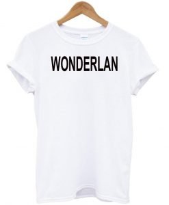 wonderland tshirt