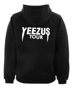 yeezus tour hoodie back