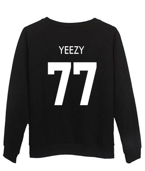 yeezy 77 back sweatshirt