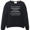 A Real Woman sweatshirt KM