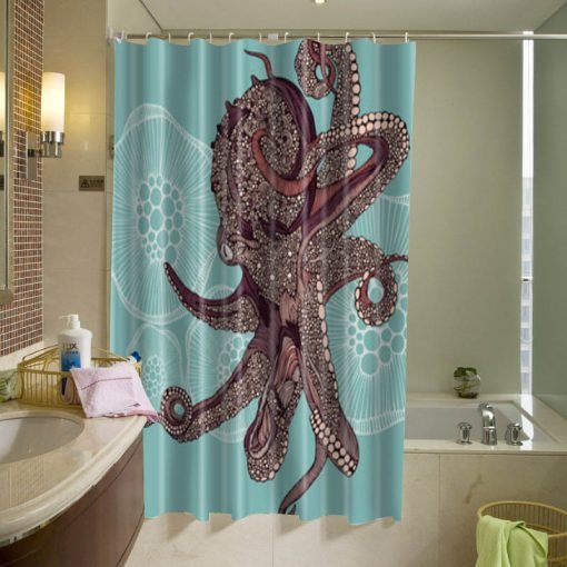 Amazing Octopus Shower Curtain KM