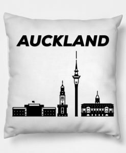 Auckland Skyline New Zealand Pillow KM