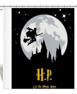 Harry Potter silhouette shower curtain KM