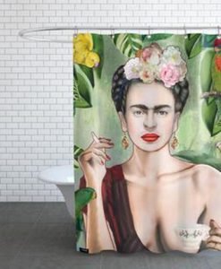 Love Is Art Frida Kahlo and Van Gogh Shower Curtain KM