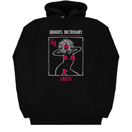 My First Sinner's Dictionary Greed Hoodie KM - Kendrablanca