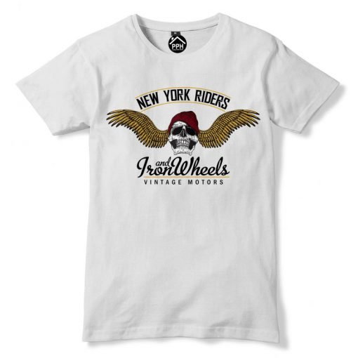 New York Riders Iron Wheels T Shirt (KM)