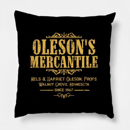 Oleson's Mercantile - From Little House on the Prairie Pillow KM