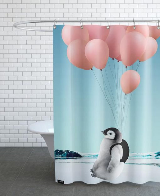 Penguin Shower Curtain KM