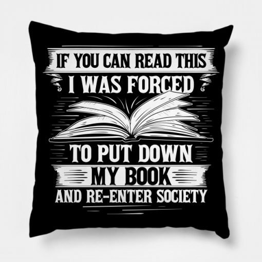 Reading Reader Read Book Books Library Librarian Pillow KM