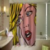 Sexy Retro Vintage Pin Up Girl Comic Shower Curtain KM