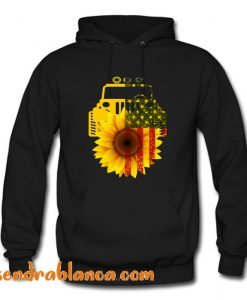 Sunflower us flag Hoodie (KM)