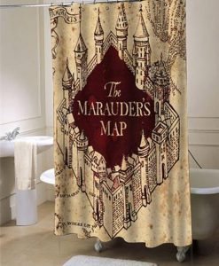 The Marauders Map Shower Curtain KM