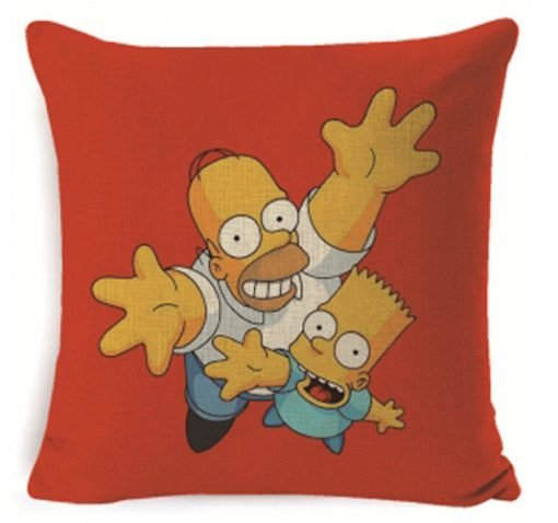 The Simpsons Cartoon Character Pillow KM
