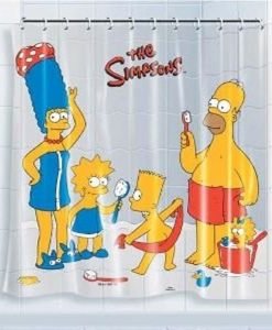 The Simpsons Shower Curtain KM