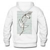 made me one day look throught it Blackout Poetry Back Hoodie (KM)