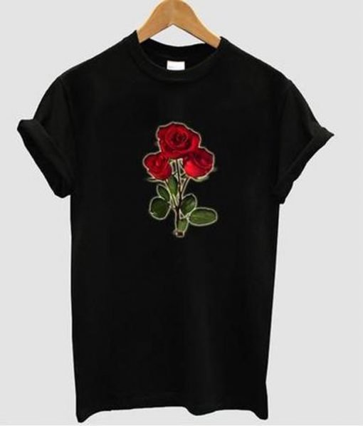 3 Red Rose T-Shirt KM