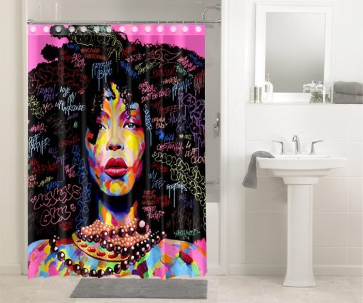 Afro Afrocentric Shower Curtains KM