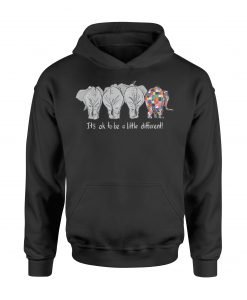 Autism Elephant it’s ok to be a little different Hoodie KM