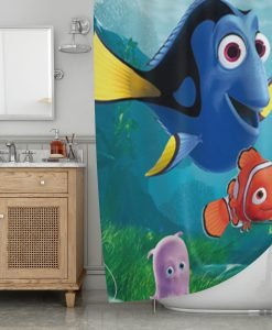 Finding Dory and Nemo Series Shower Curtain KM