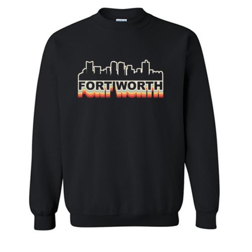 Fort Worth Skyline Vintage Sweatshirt KM