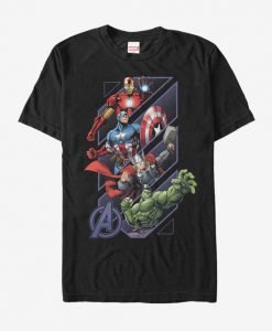 Marvel Four Avengers T-Shirt KM