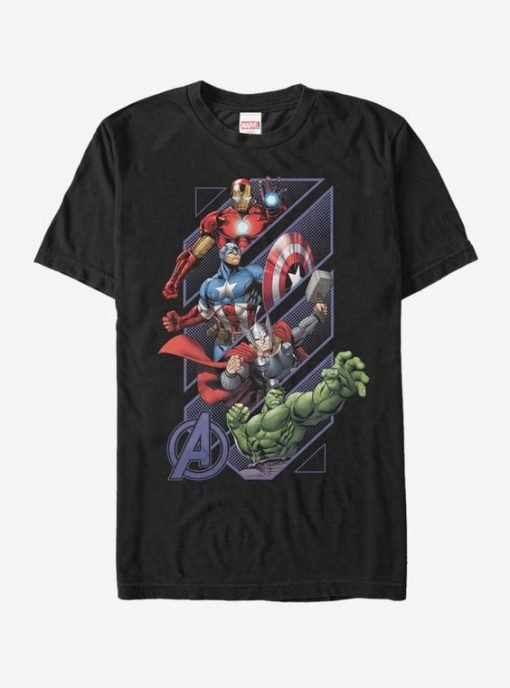 Marvel Four Avengers T-Shirt KM