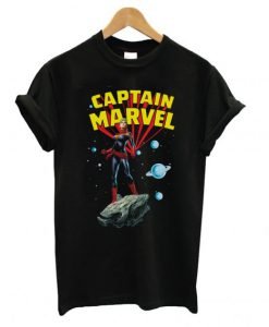 Marvel Women’s Captain Marvel Space Pose T Shirt KM