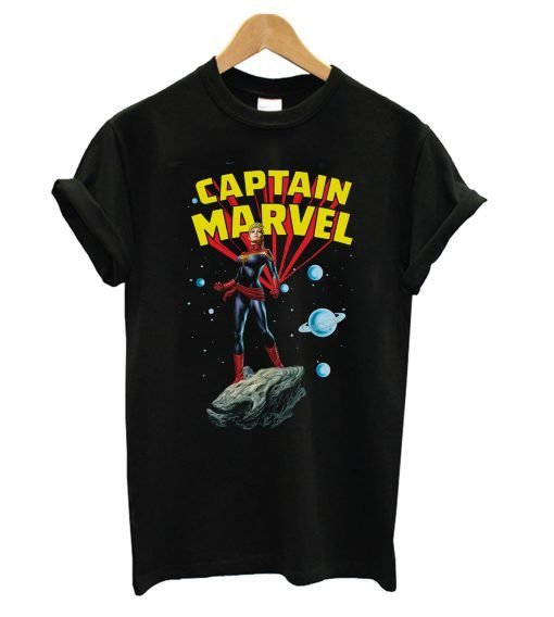 Marvel Women’s Captain Marvel Space Pose T Shirt KM