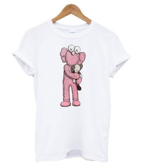 Pink KAWS x Uniqlo T Shirt KM