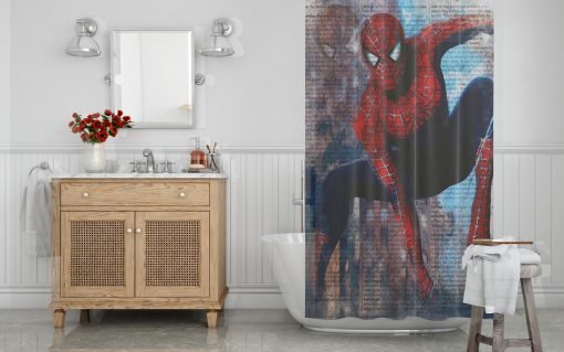 Spiderman Shower Curtain KM
