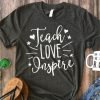 Teach Life Graphic T-Shirt KM