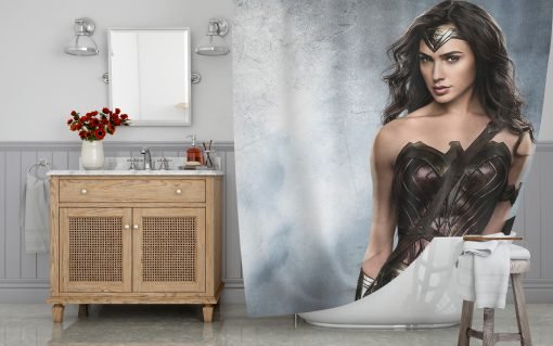 The Wonder Woman Shower Curtain KM