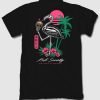 Tropical Skeleton Flamingo T-Shirt KM
