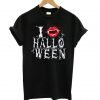 Vampire I Love Halloween Summer T Shirt KM