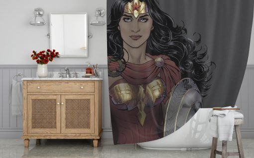 Wonder Woman Shower Curtain KM