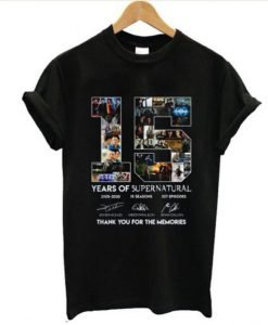 15 Year Of Supernatural T shirt KM